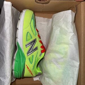 New Balance 990 Toddler Sneakers Green/Red – Brand New, See Photos